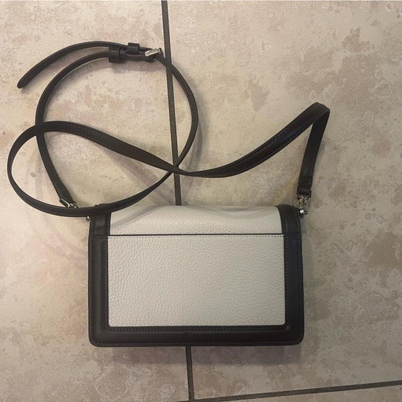 Kate Spade Cream and Brown Knot Leather Crossbody Bag - Picture 4 of 7